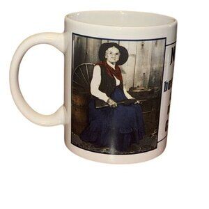 Vintage Ceramic Mug With Sassy Coffee Quote & Art By David M. Logan